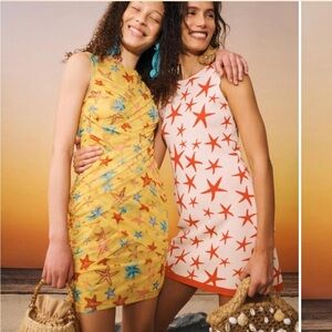 Simon Miller Yellow and White Star Mini Dresses